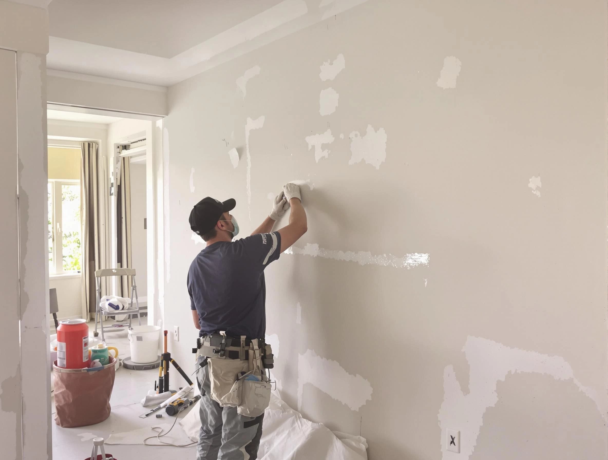 Taping and mudding service by Lakewood House Painters in Lakewood